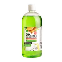 RAIN Гель для мытья посуды антибактериальный Имбирь-Зеленый чай 1л